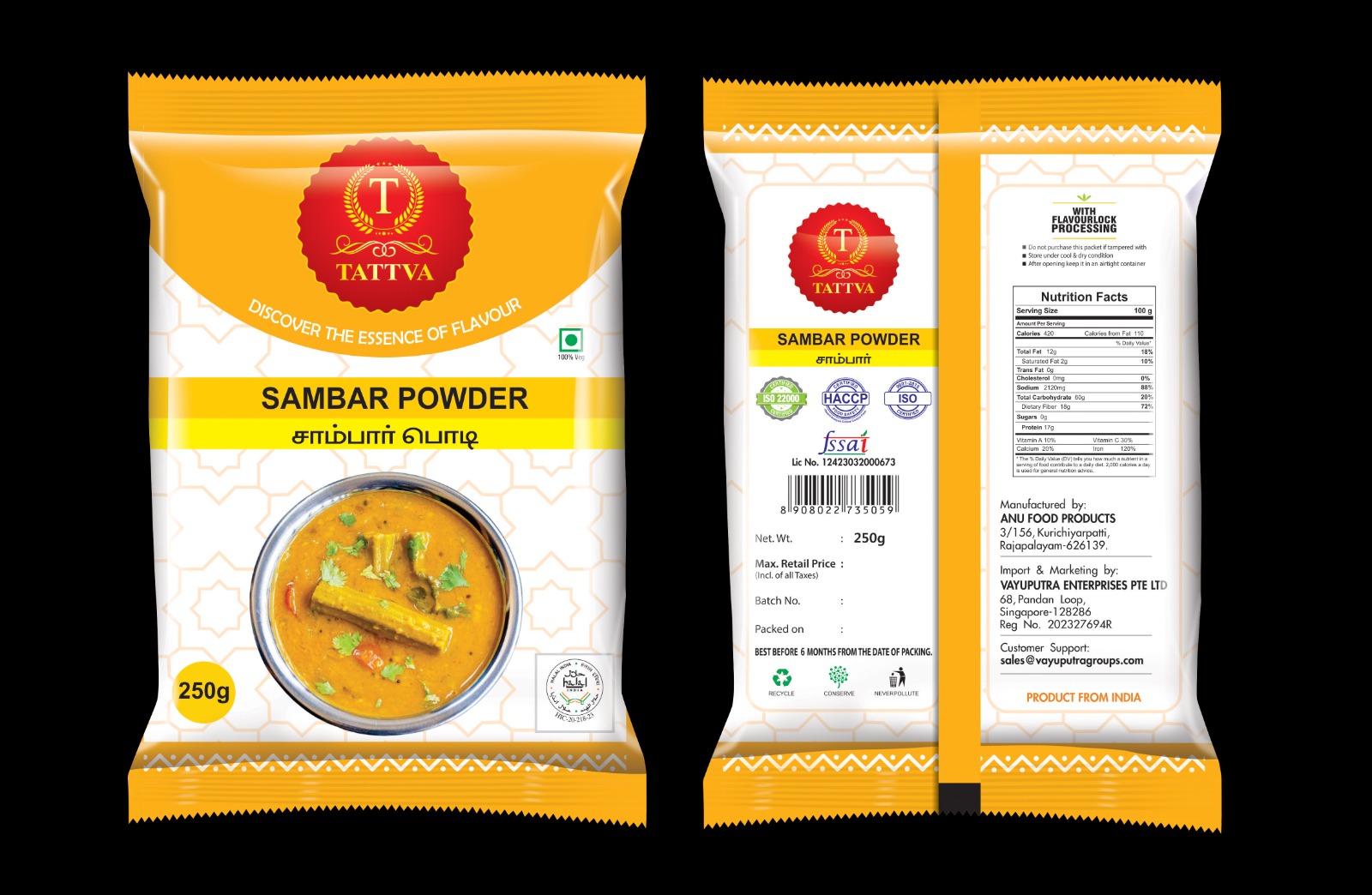 Sambar Powder சாம்பார் பொடி